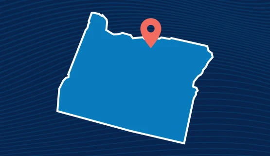 Arlington, Oregon map