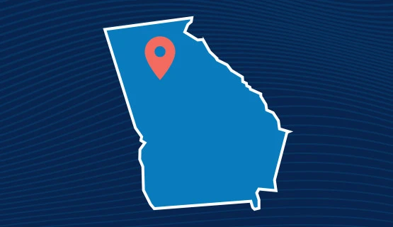 Atlanta, Georgia map