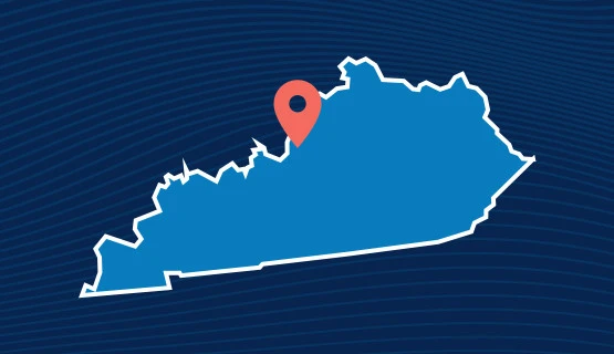 Louisville, Kentucky map