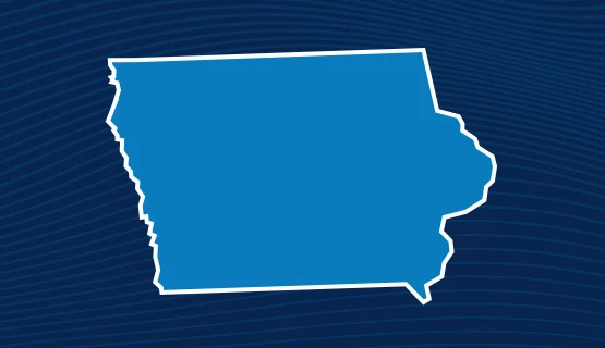 Iowa map