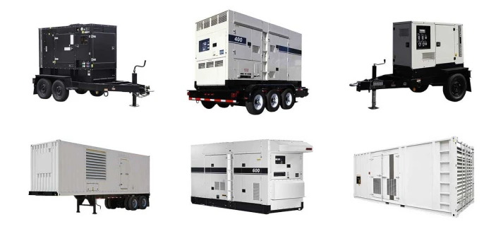 collage of generator types